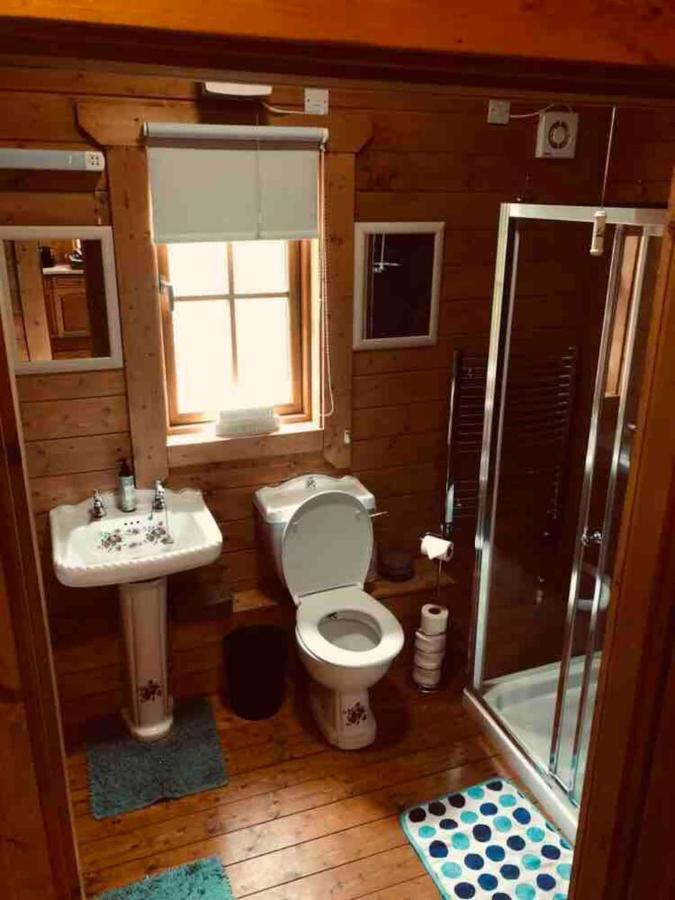George Cabin - Log Cabin In Wales With Hot Tub Ньютаун Экстерьер фото