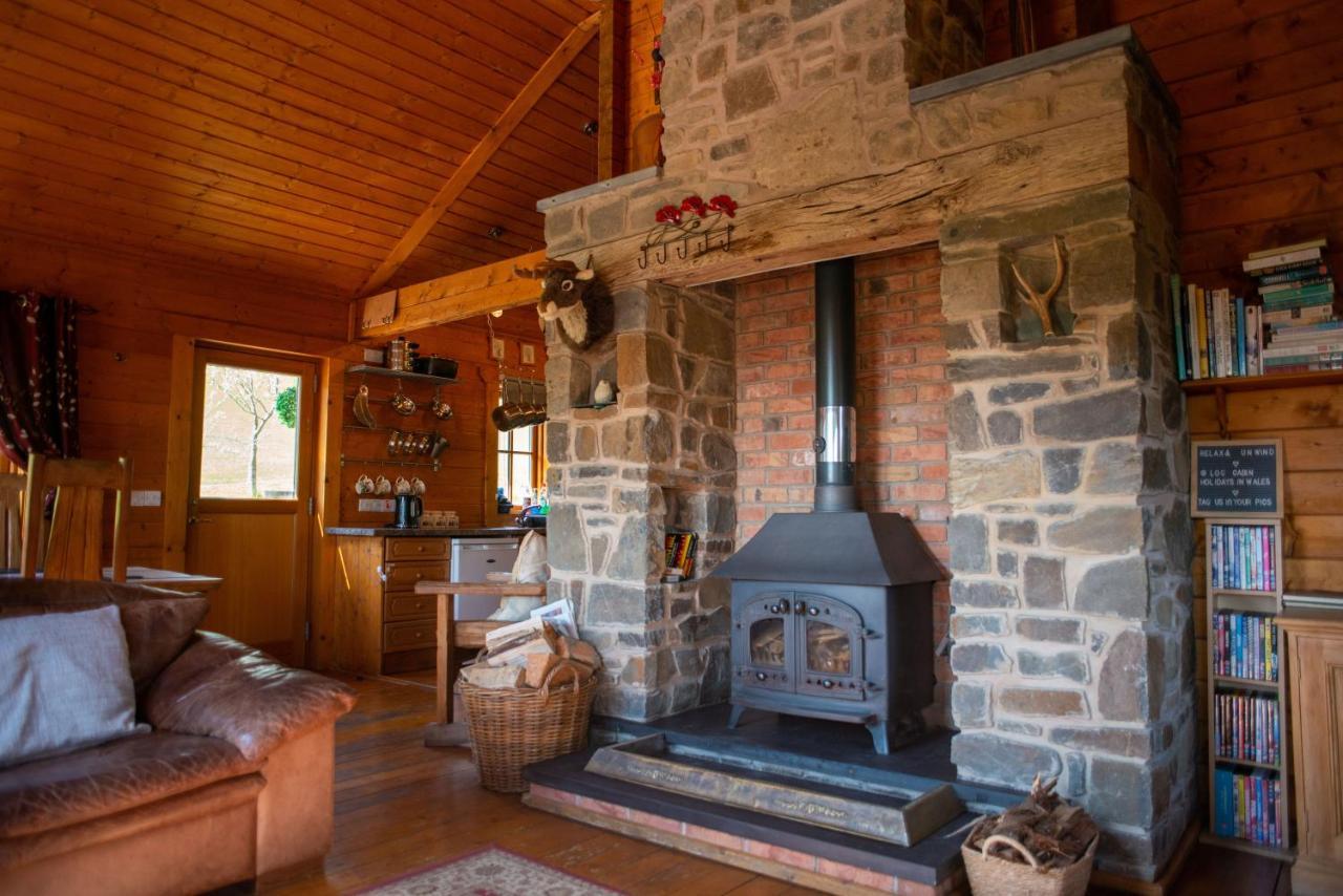 George Cabin - Log Cabin In Wales With Hot Tub Ньютаун Экстерьер фото